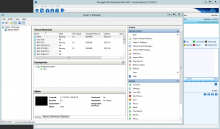 screenshot of a booted virtual machine in Hyper-V